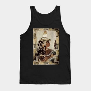 Еgyptian woman with lotus flower Tank Top